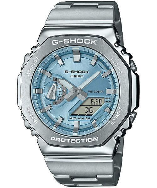 CASIO G-SHOCK GM-2110D-2AJF Blue Stainless Steel Men's Watch