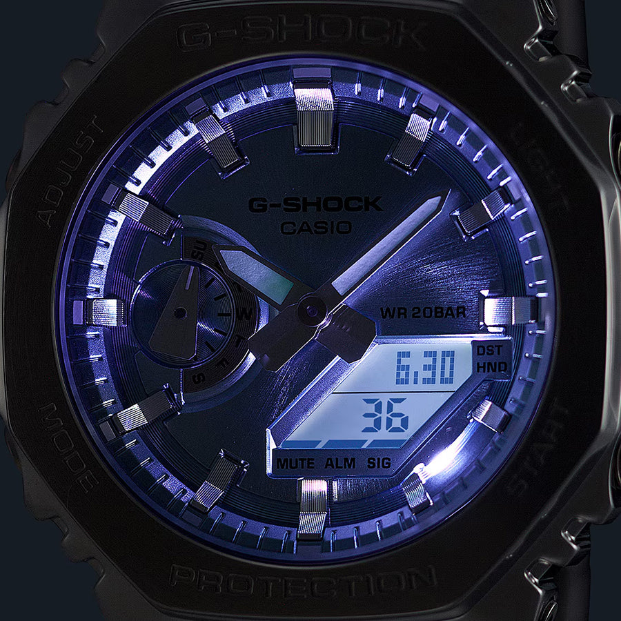 CASIO G-SHOCK GM-2110D-2AJF Blue Stainless Steel Men's Watch