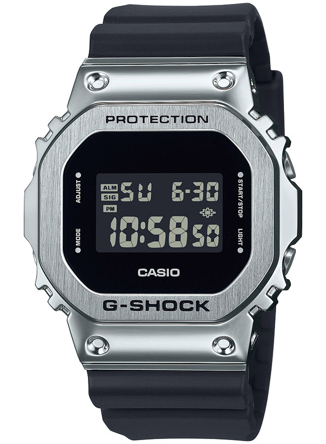 CASIO G-SHOCK GM-5600U-1JF Black Metal Bezel Men's Watch