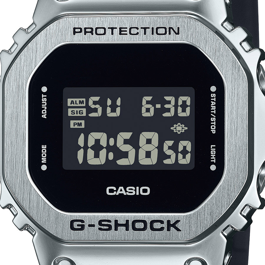 CASIO G-SHOCK GM-5600U-1JF Black Metal Bezel Men's Watch