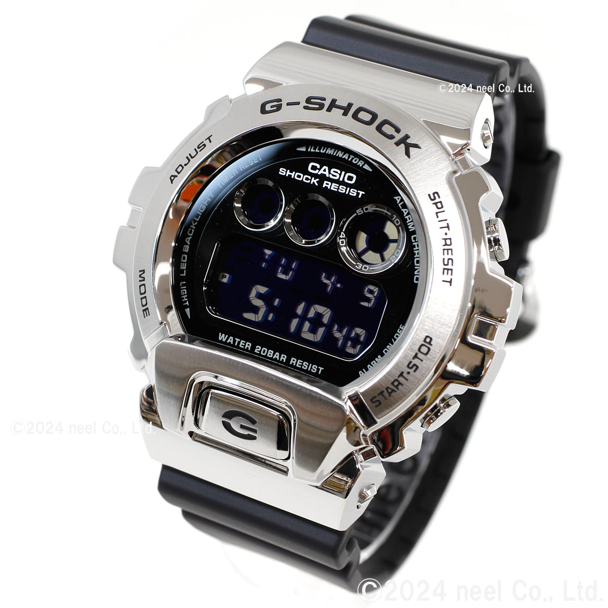 CASIO G-SHOCK GM-6900U-1JF Black Metal Bezel Men's Watch