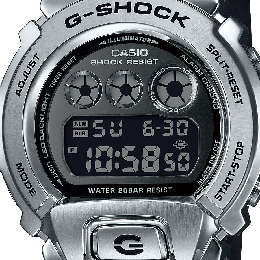 CASIO G-SHOCK GM-6900U-1JF Black Metal Bezel Men's Watch