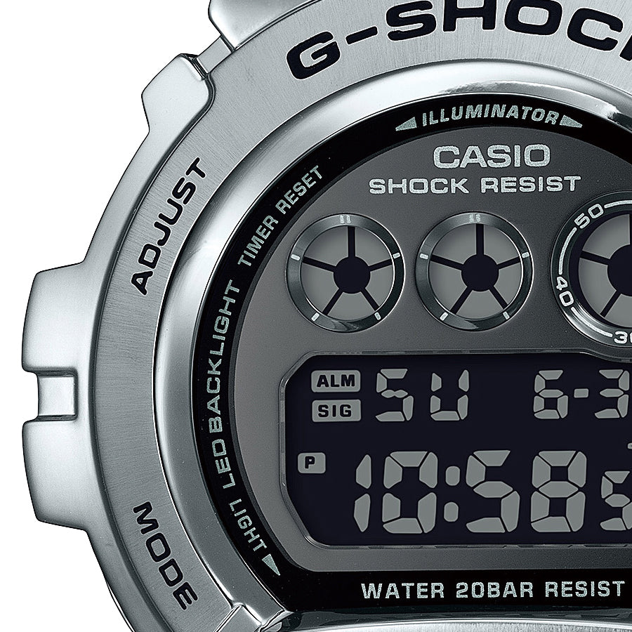 CASIO G-SHOCK GM-6900U-1JF Black Metal Bezel Men's Watch