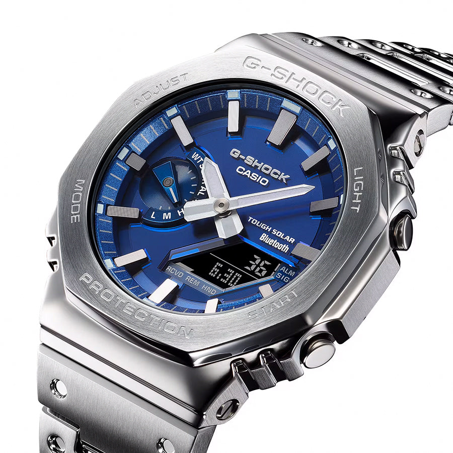 CASIO G-SHOCK GM-B2100AD-2AJF Blue Full Metal Solar Men's Watch