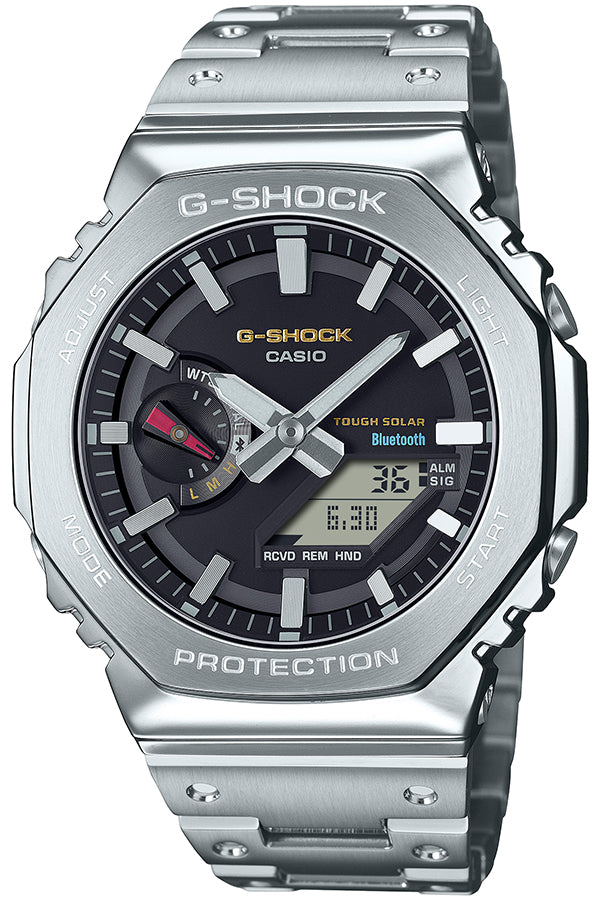 CASIO G-SHOCK GM-B2100SD-1CJF Silver Black Solar Bluetooth Men's Watch