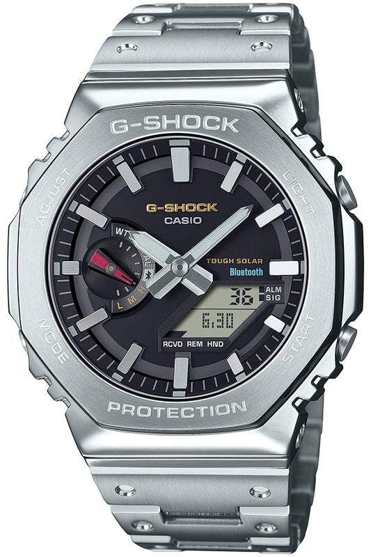 CASIO G-SHOCK GM-B2100SD-1CJF Silver Black Solar Bluetooth Men's Watch