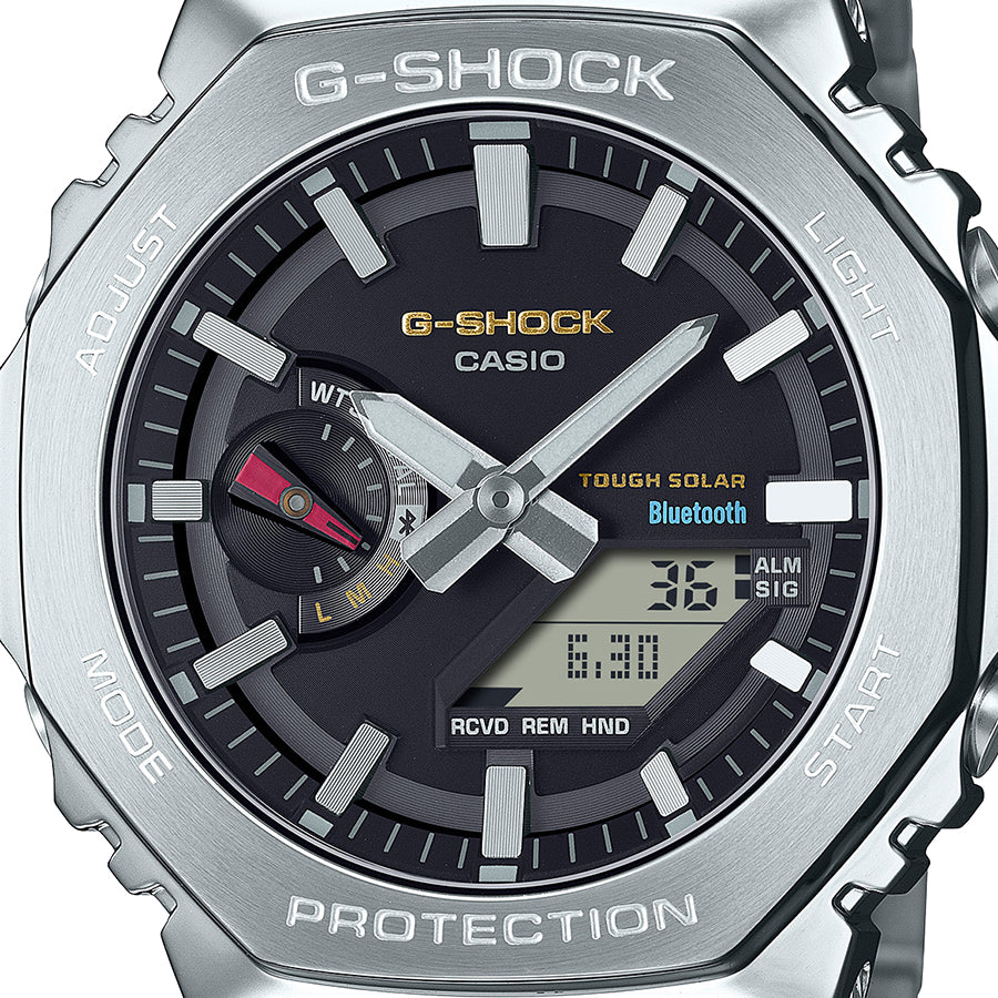 CASIO G-SHOCK GM-B2100SD-1CJF Silver Black Solar Bluetooth Men's Watch