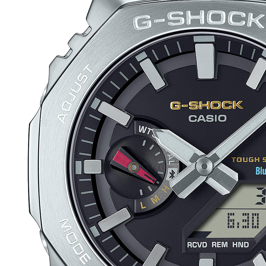 CASIO G-SHOCK GM-B2100SD-1CJF Silver Black Solar Bluetooth Men's Watch