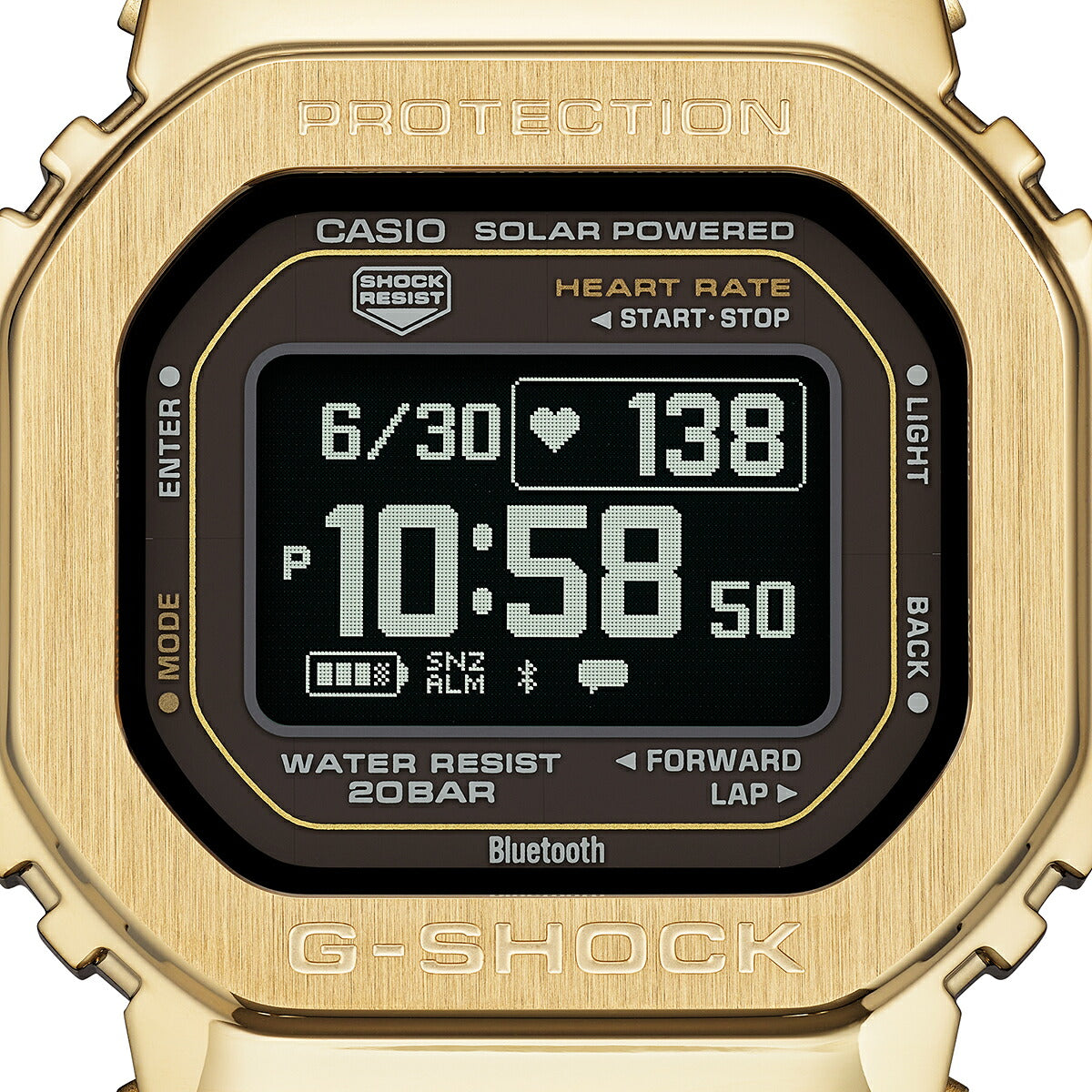 CASIO G-SHOCK GM-H5600-9JR Gold Black Solar Bluetooth Men's Watch