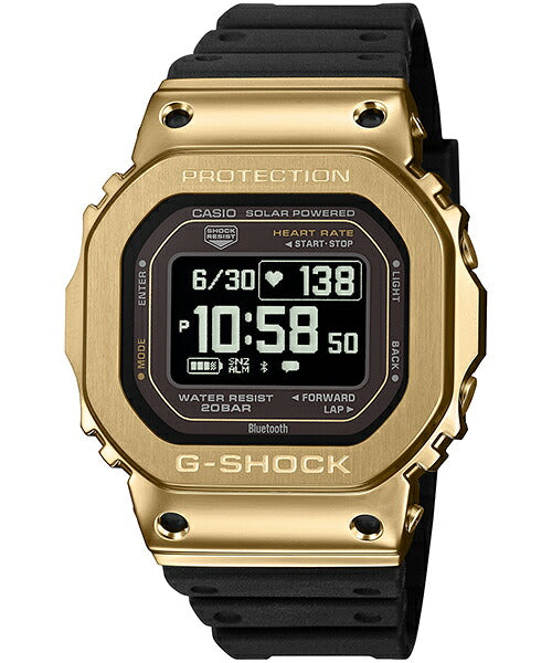 CASIO G-SHOCK GM-H5600-9JR Gold Black Solar Bluetooth Men's Watch