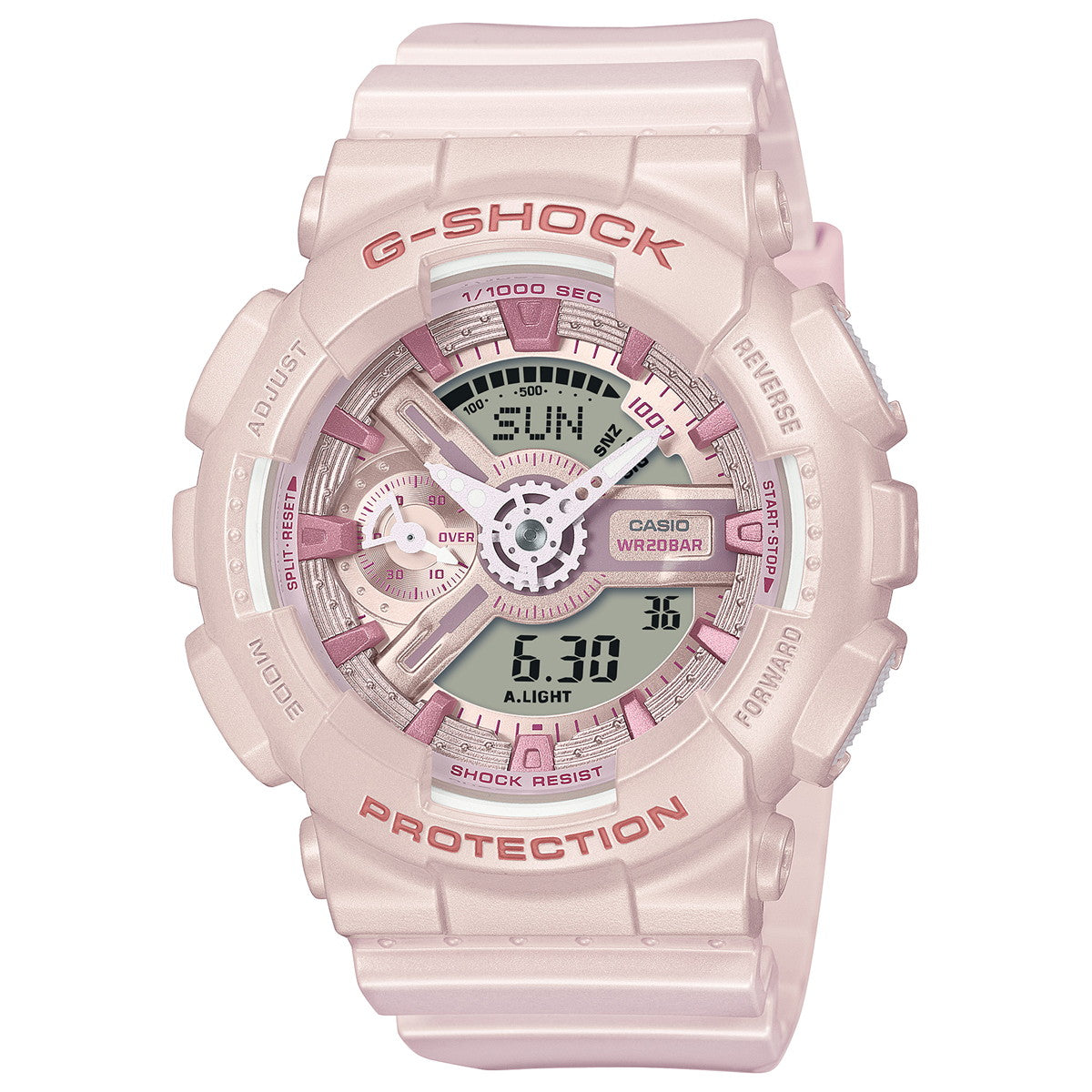 CASIO G-SHOCK GMA-S110ST-4AJF Pink Silky Mid-Size Women’s Watch
