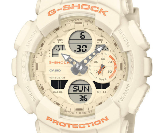 G-SHOCK GMA-S140-7AJF Ivory White Orange Quartz Women's Watch product image