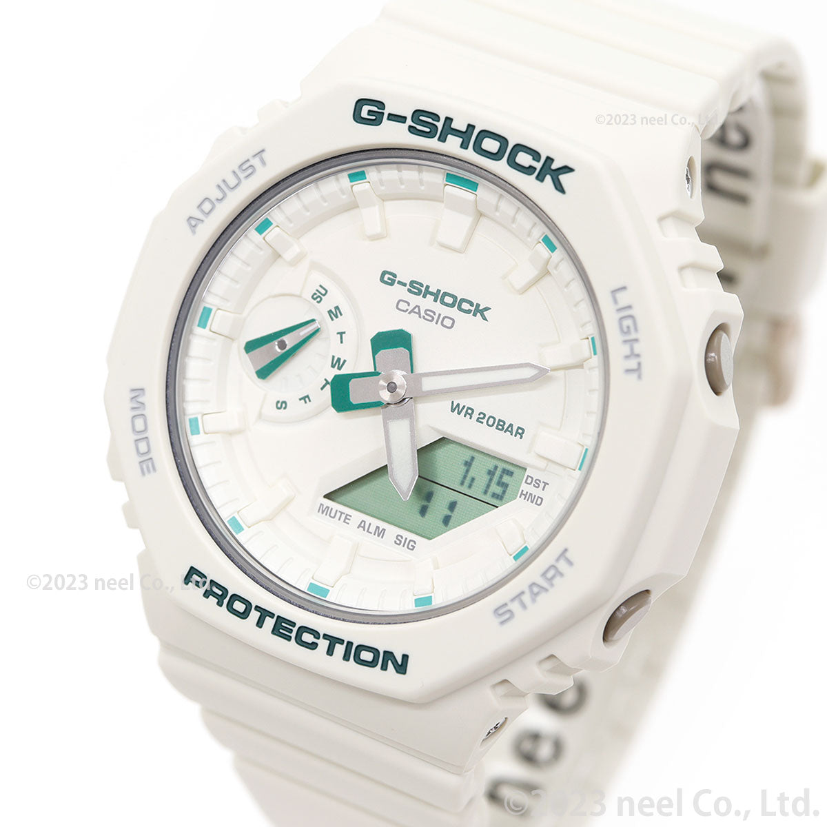 CASIO G-SHOCK GMA-S2100GA-7AJF White Chrono Alarm Women's Watch