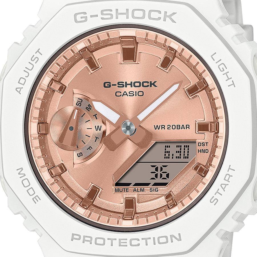 CASIO G-SHOCK GMA-S2100MD-7AJF White Rose Gold Women's Watch