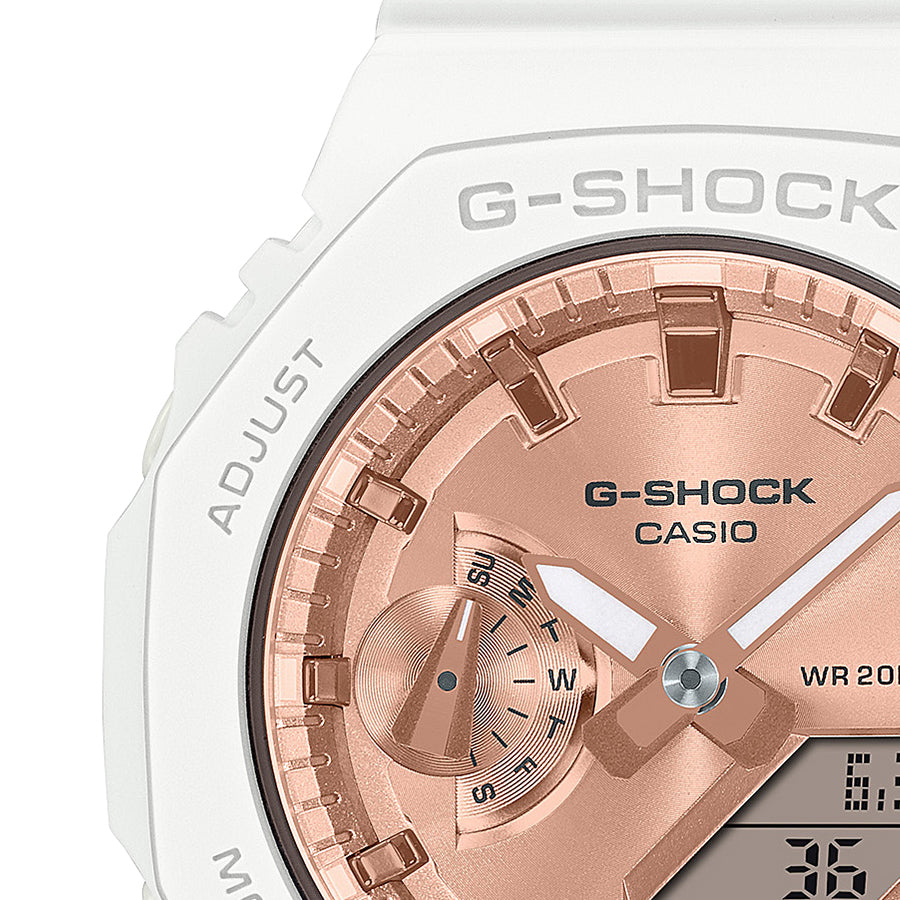 CASIO G-SHOCK GMA-S2100MD-7AJF White Rose Gold Women's Watch