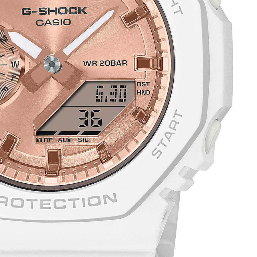 CASIO G-SHOCK GMA-S2100MD-7AJF White Rose Gold Women's Watch