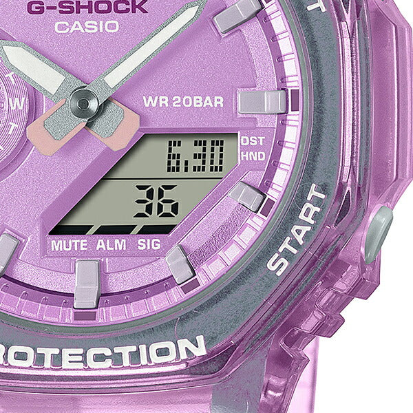 CASIO G-SHOCK GMA-S2100SK-4AJF Pink Clear Analog Digital Men's Watch