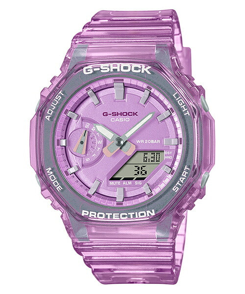 CASIO G-SHOCK GMA-S2100SK-4AJF Pink Clear Analog Digital Men's Watch