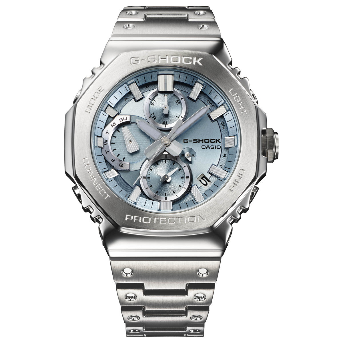 G-SHOCK GMC-B2100AD-2AJF Full Metal Blue Solar Chronograph Men's Watch product image