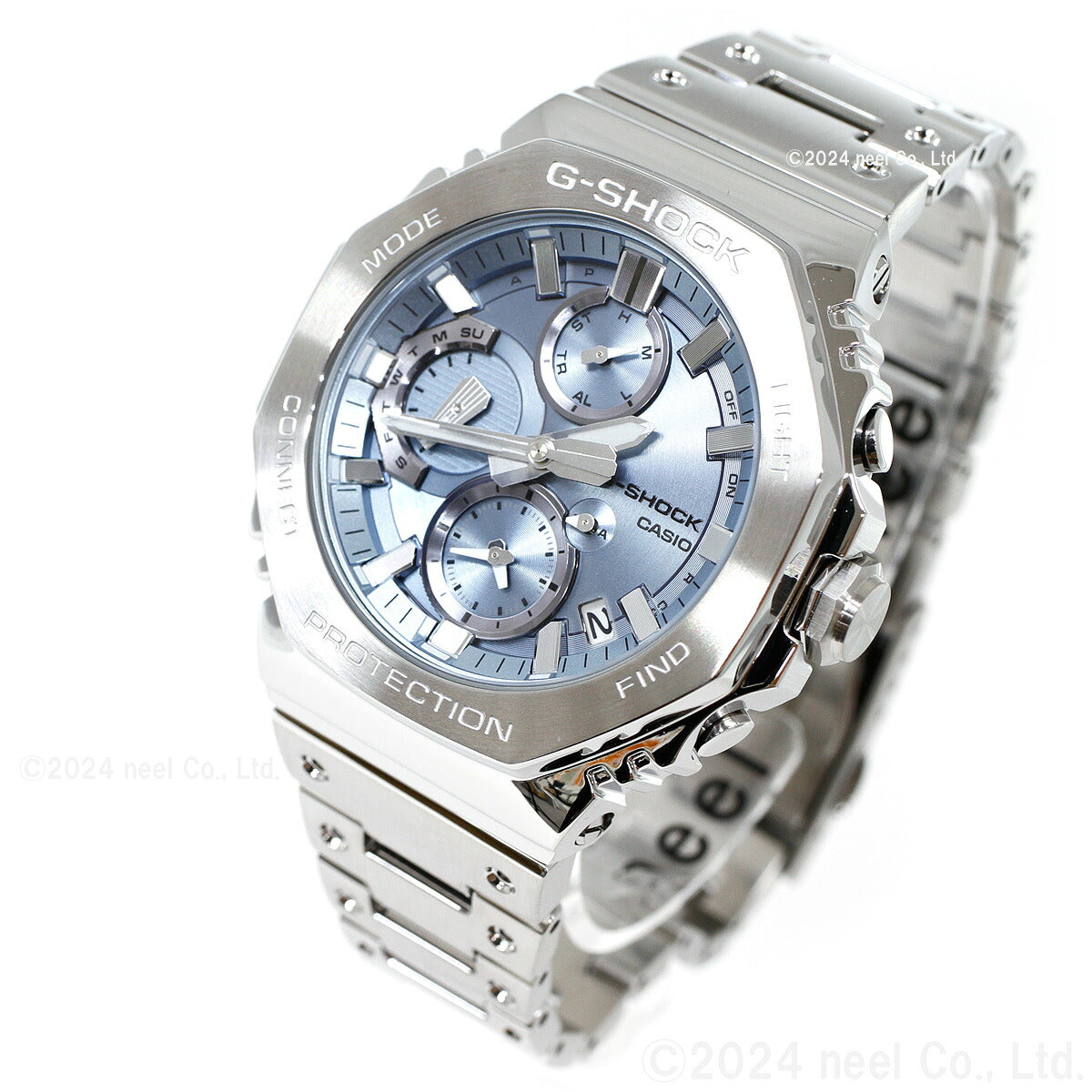 G-SHOCK GMC-B2100AD-2AJF Full Metal Blue Solar Chronograph Men's Watch product image