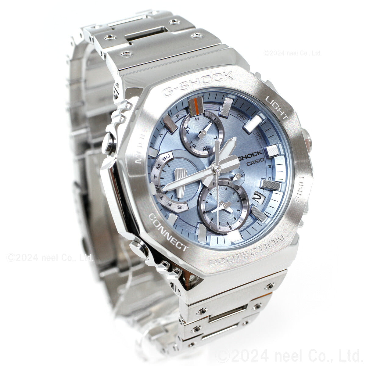 G-SHOCK GMC-B2100AD-2AJF Full Metal Blue Solar Chronograph Men's Watch product image