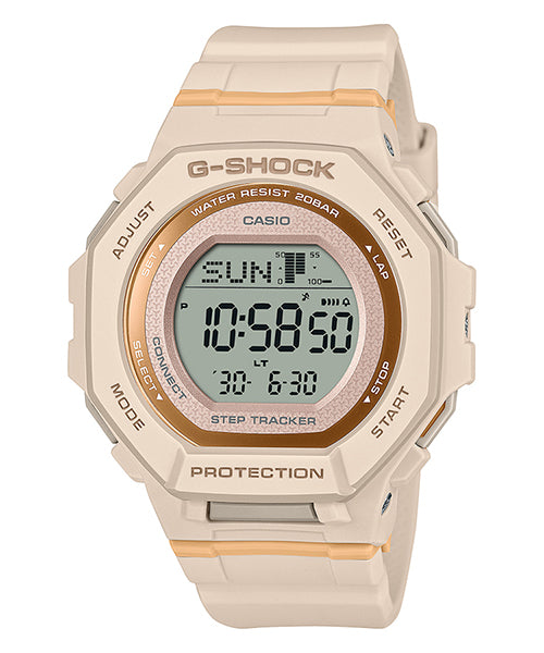 G-SHOCK GMD-B300-4JF Beige Pink Bluetooth Digital Women's Watch product image