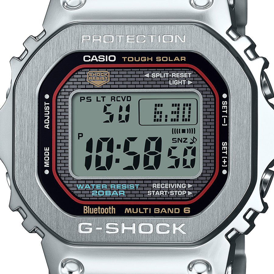 CASIO G-SHOCK GMW-B5000D-1CJF Silver Stainless Steel Men's Watch