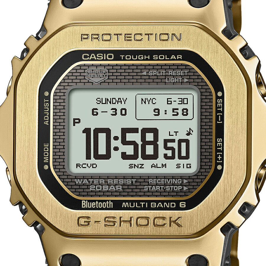 CASIO G-Shock GMW-BZ5000GD-9JF Gold Solar Stainless Steel Men's Watch