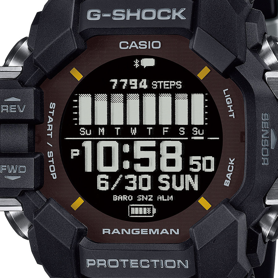 CASIO G-SHOCK MASTER OF G Rangeman GPR-H1000-1JR Black Men's Watch