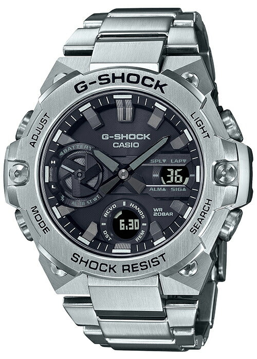 CASIO G-SHOCK G-STEEL GST-B400D-1AJF Black Silver Men's Watch