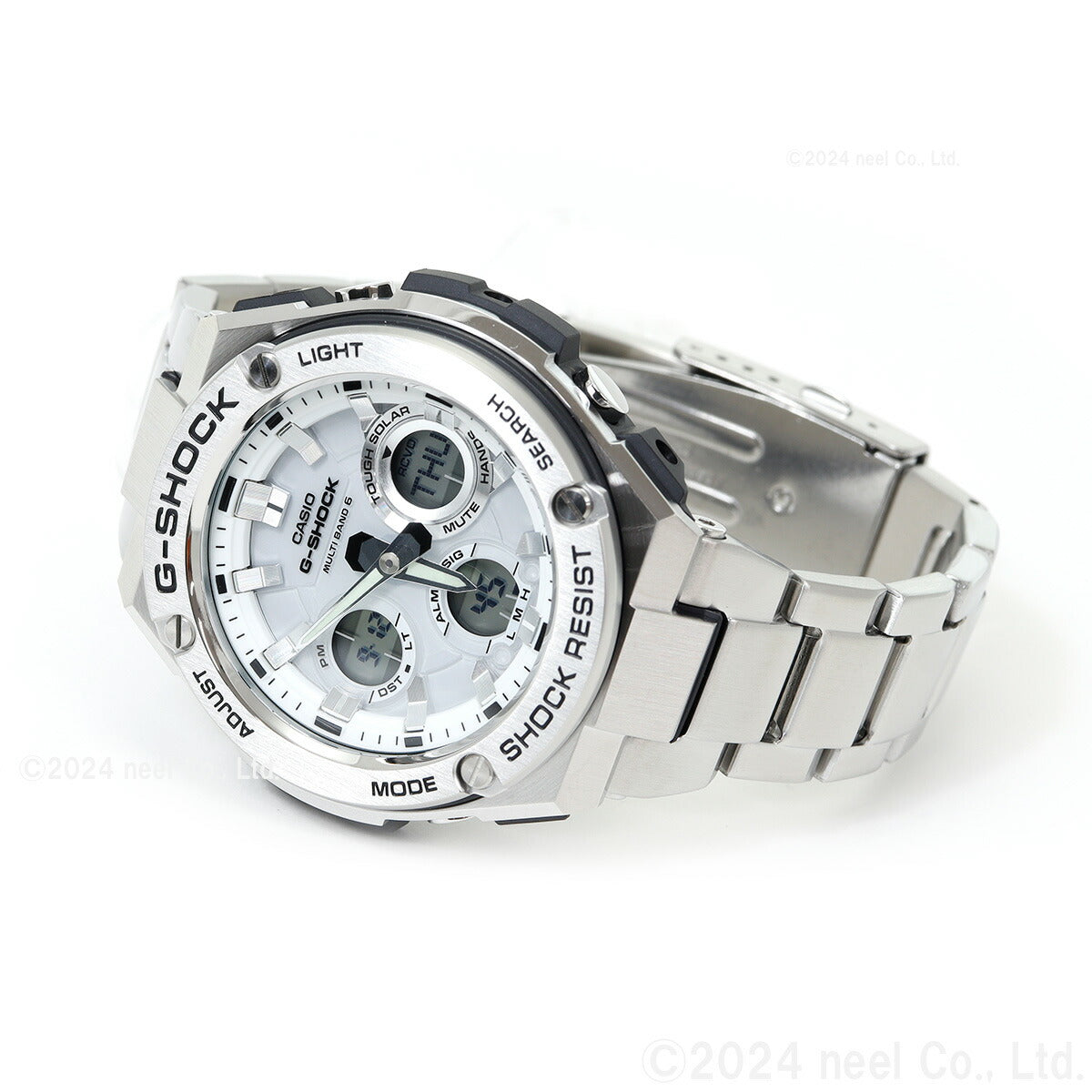 CASIO G-SHOCK G-STEEL GST-W110D-7AJF White Solar Radio Men's Watch