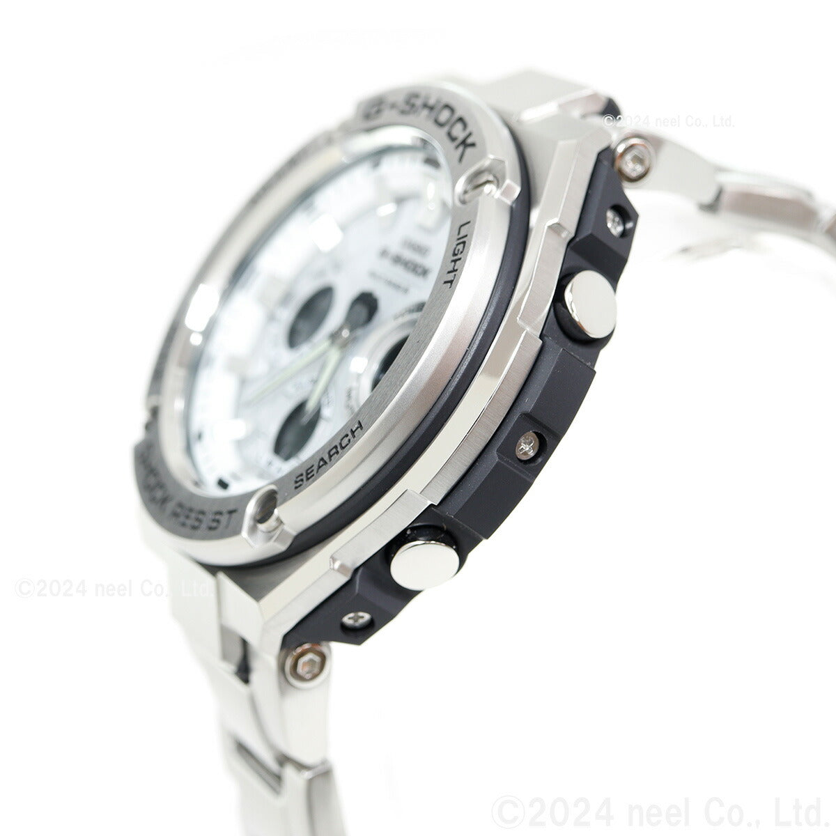 CASIO G-SHOCK G-STEEL GST-W110D-7AJF White Solar Radio Men's Watch