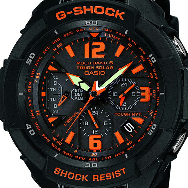 CASIO G-SHOCK GRAVITYMASTER GW-3000B-1AJF Black Orange Men's Watch