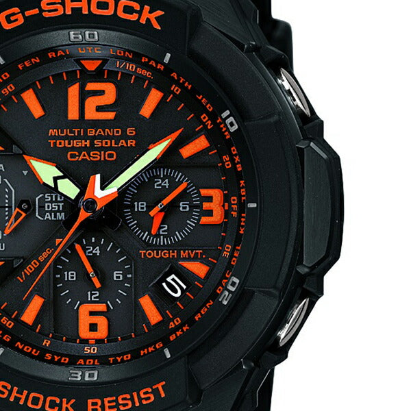 CASIO G-SHOCK GRAVITYMASTER GW-3000B-1AJF Black Orange Men's Watch