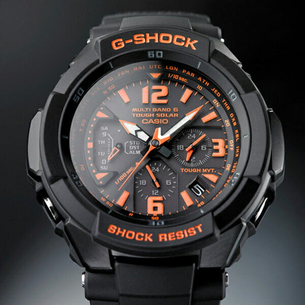 CASIO G-SHOCK GRAVITYMASTER GW-3000B-1AJF Black Orange Men's Watch