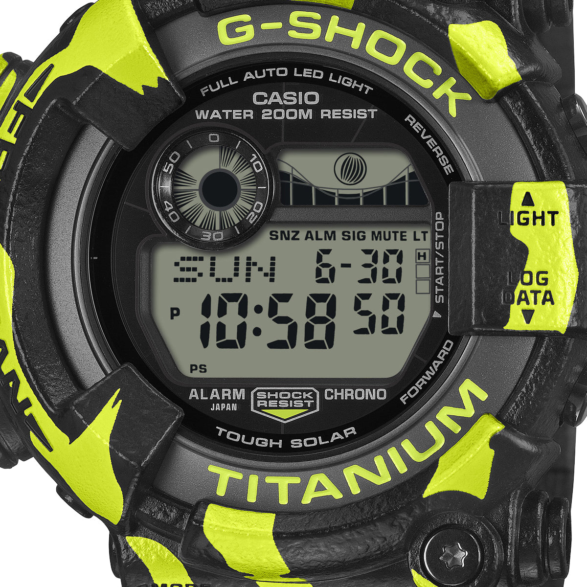 CASIO G-SHOCK GW-8200TPF-1JR MASTER OF G FROGMAN Black Men's Watch