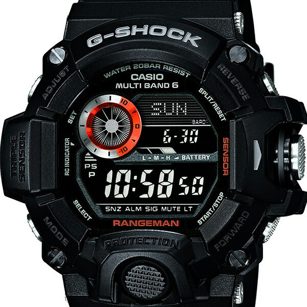 CASIO G-SHOCK GW-9400BJ-1JF Black Master of G RANGEMAN Men's Watch