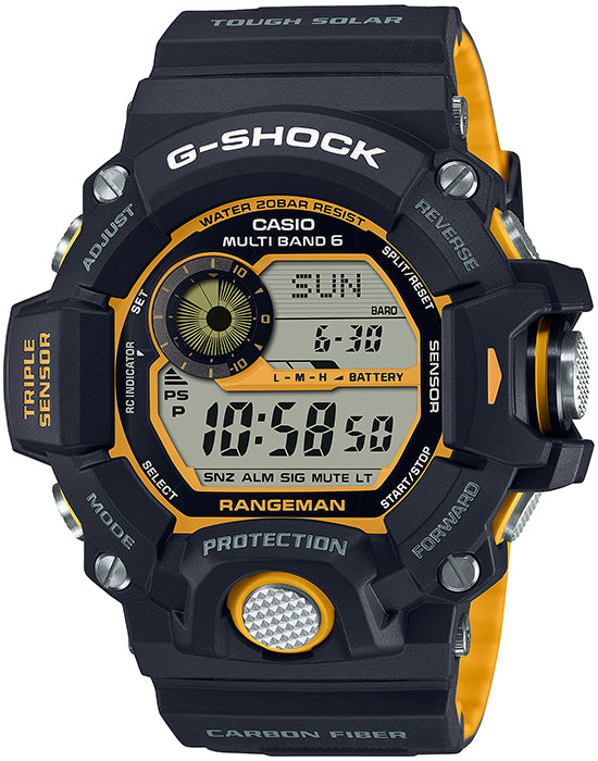 CASIO G-SHOCK GW-9400YJ-1JF Black Master of G RANGEMAN Men's Watch