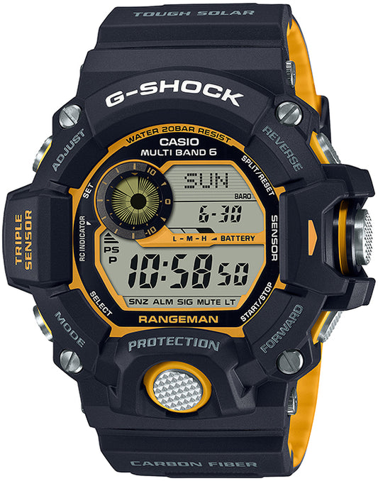 CASIO G-SHOCK GW-9400YJ-1JF Black Master of G RANGEMAN Men's Watch