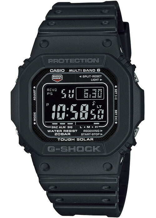CASIO G-SHOCK GW-M5610U-1BJF Black 20 ATM Waterproof Solar Men Watch
