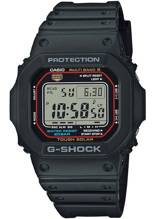 CASIO G-SHOCK GW-M5610U-1JF Black Red Waterproof Solar Men's Watch