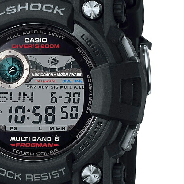 CASIO G-SHOCK FROGMAN GWF-1000-1JF Black Red Multiband 6 Men's Watch