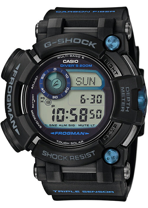 CASIO G-SHOCK GWF-D1000B-1JF Blue Master of G FROGMAN 6 Men's Watch