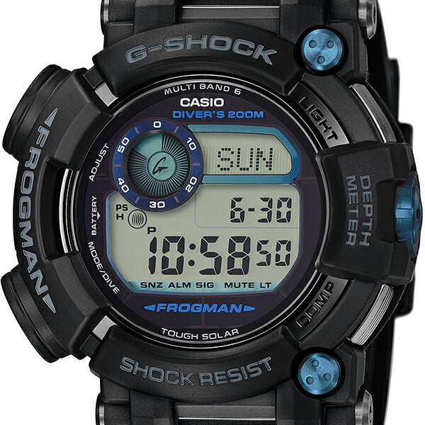 CASIO G-SHOCK GWF-D1000B-1JF Blue Master of G FROGMAN 6 Men's Watch