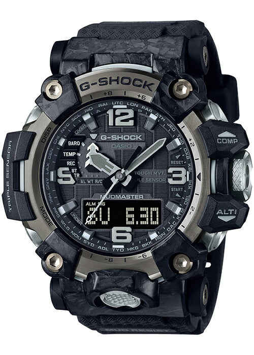 CASIO G-SHOCK GWG-2000-1A1JF Black Gray CARBON MUDMASTER Men's Watch