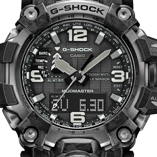 CASIO G-SHOCK GWG-2000-1A1JF Black Gray CARBON MUDMASTER Men's Watch