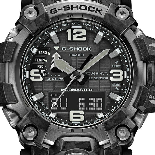 CASIO G-SHOCK GWG-2000-1A1JF Black Gray CARBON MUDMASTER Men's Watch
