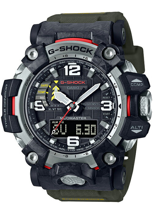 CASIO G-SHOCK GWG-2000-1A3JF Black Red CARBON MUDMASTER Men's Watch