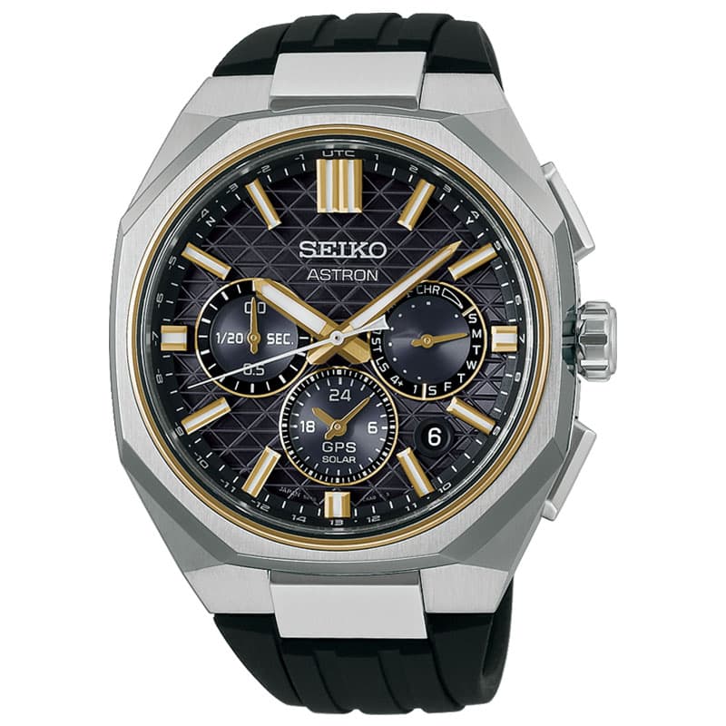 SEIKO Astron HAB003J Black Chronograph GPS Men's Watch