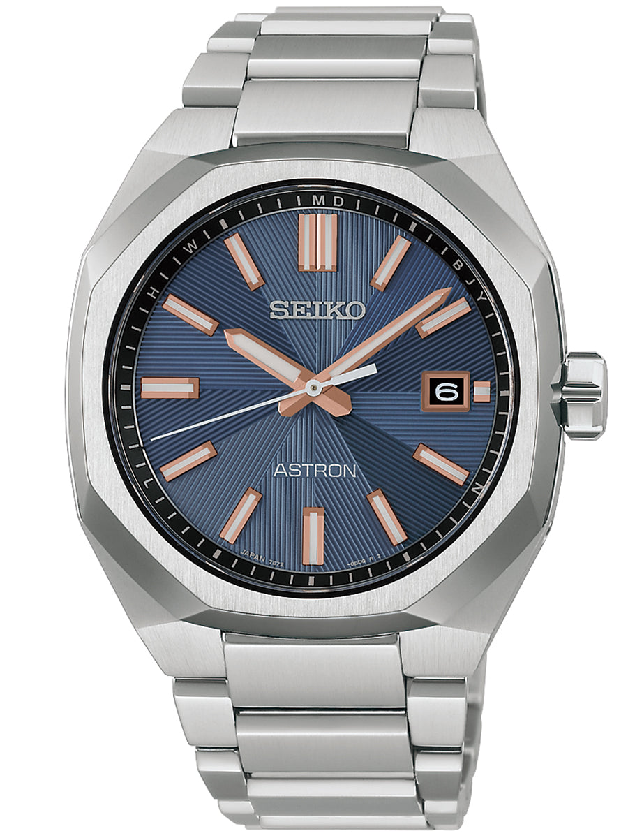 SEIKO ASTRON HAC001J Blue Solar Radio-Controlled Titanium Men's Watch